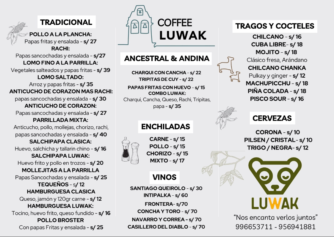 Lista de carta 1